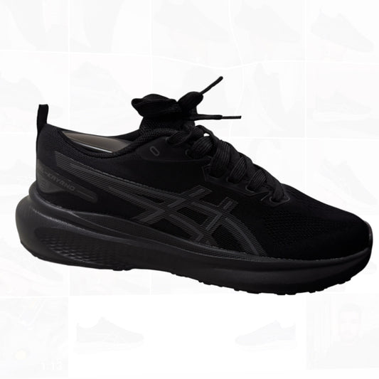 Asics Black Black + claquette 🎁